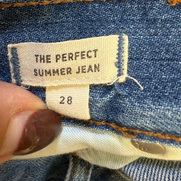Madewell The Perfect Summer Jean Daisy Embroidered- Size 28 - Picture 4 of 5